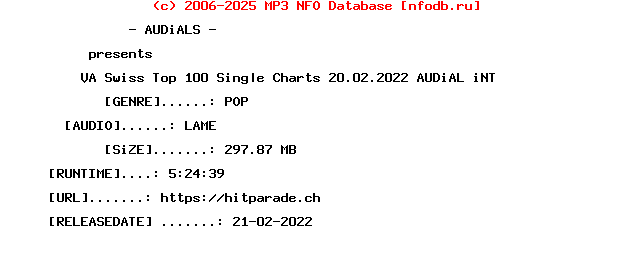 VA-Swiss_Top_100_Single_Charts_20.02.2022-Audial_Int