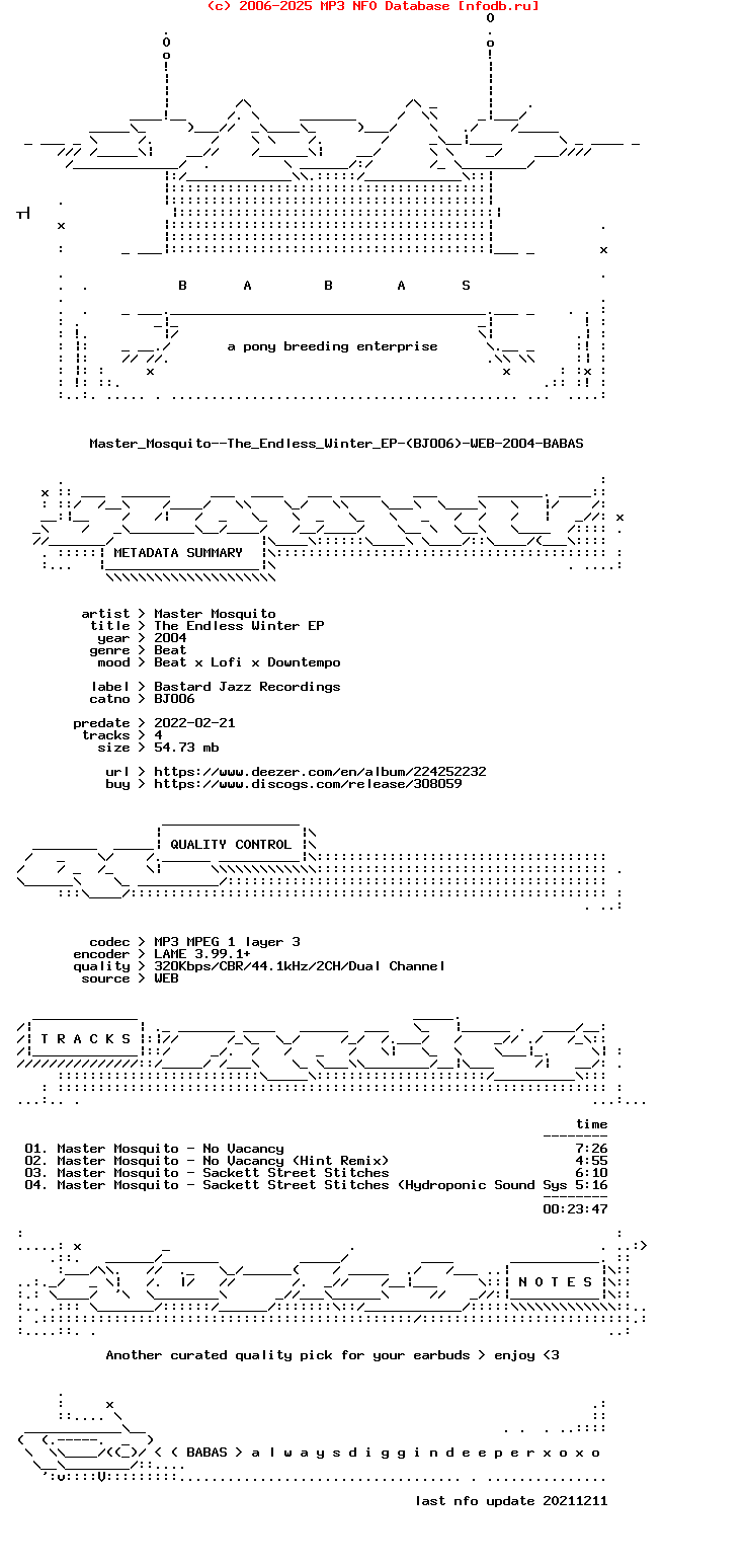 Master_Mosquito--The_Endless_Winter_Ep-(BJ006)-WEB-2004-BABAS