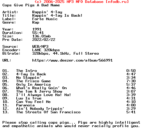 Rappin_4-Tay-Rappin_4-Tay_Is_Back-WEB-1991