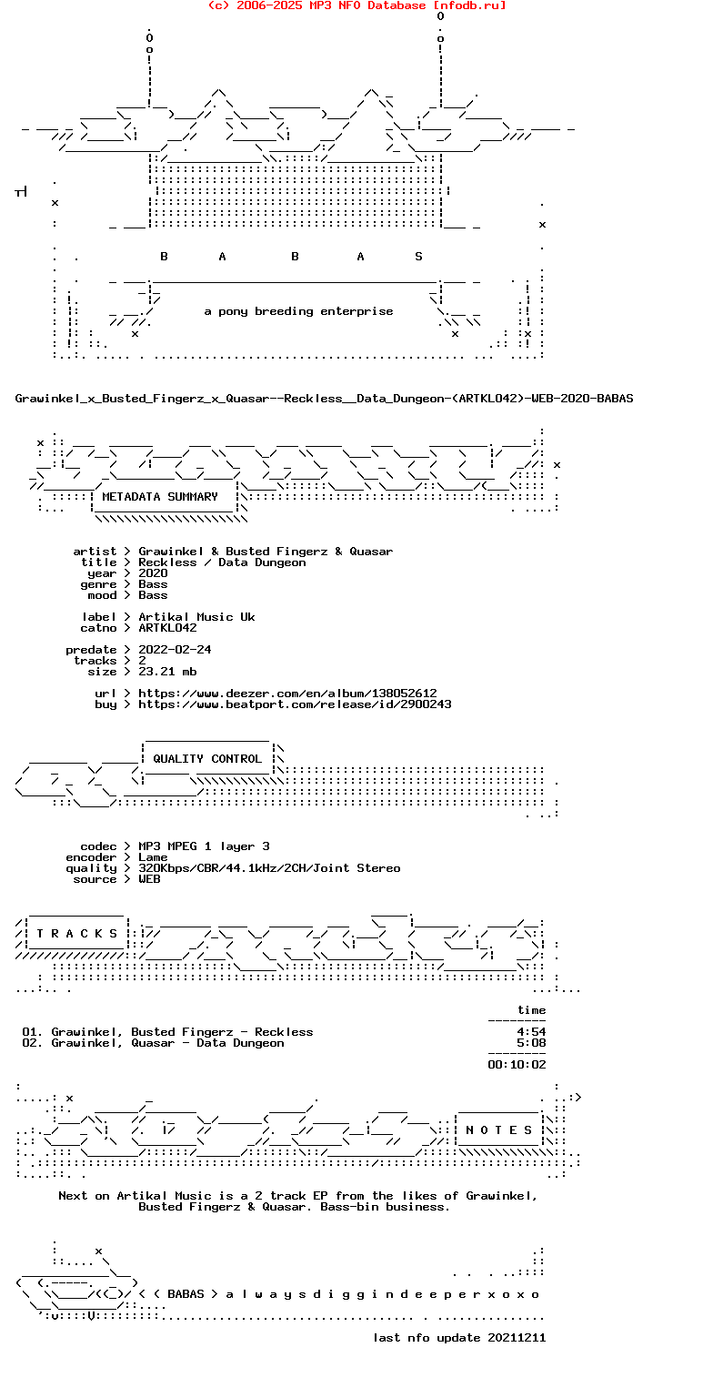 Grawinkel_X_Busted_Fingerz_X_Quasar--Reckless__Data_Dungeon-(ARTKL042)-WEB-2020-BABAS