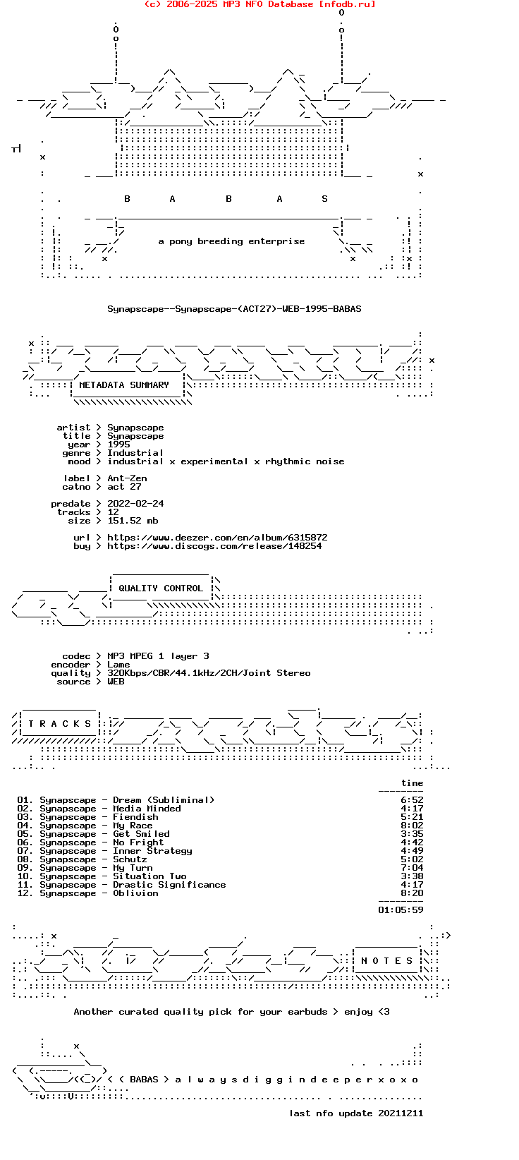 Synapscape--Synapscape-(ACT27)-WEB-1995-BABAS