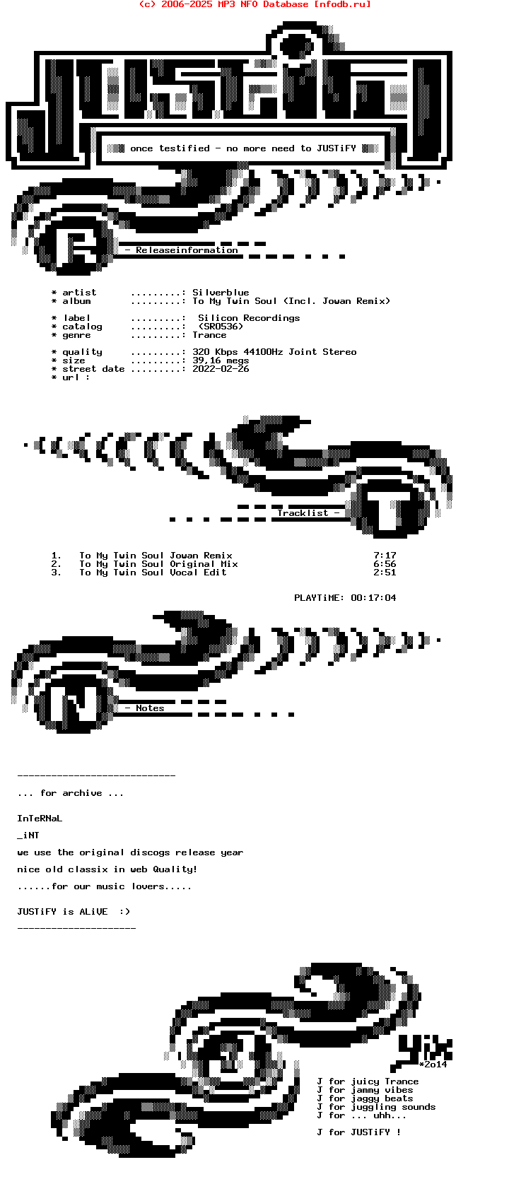 Silverblue-To_My_Twin_Soul_(INCL._JOWAN_REMIX)-(SR0536)-WEB-2005_Int
