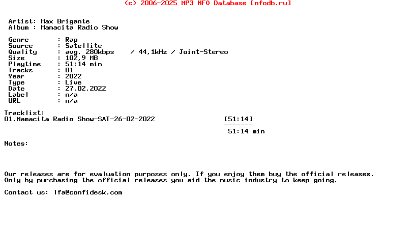 Max_Brigante-Mamacita_Radio_Show-SAT-26-02-2022