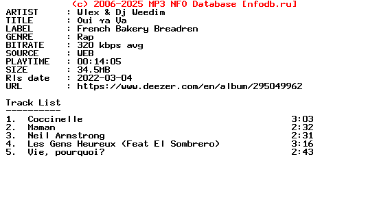 Wlex_And_Dj_Weedim-Oui_Ca_Va-WEB-FR-2022-Guests