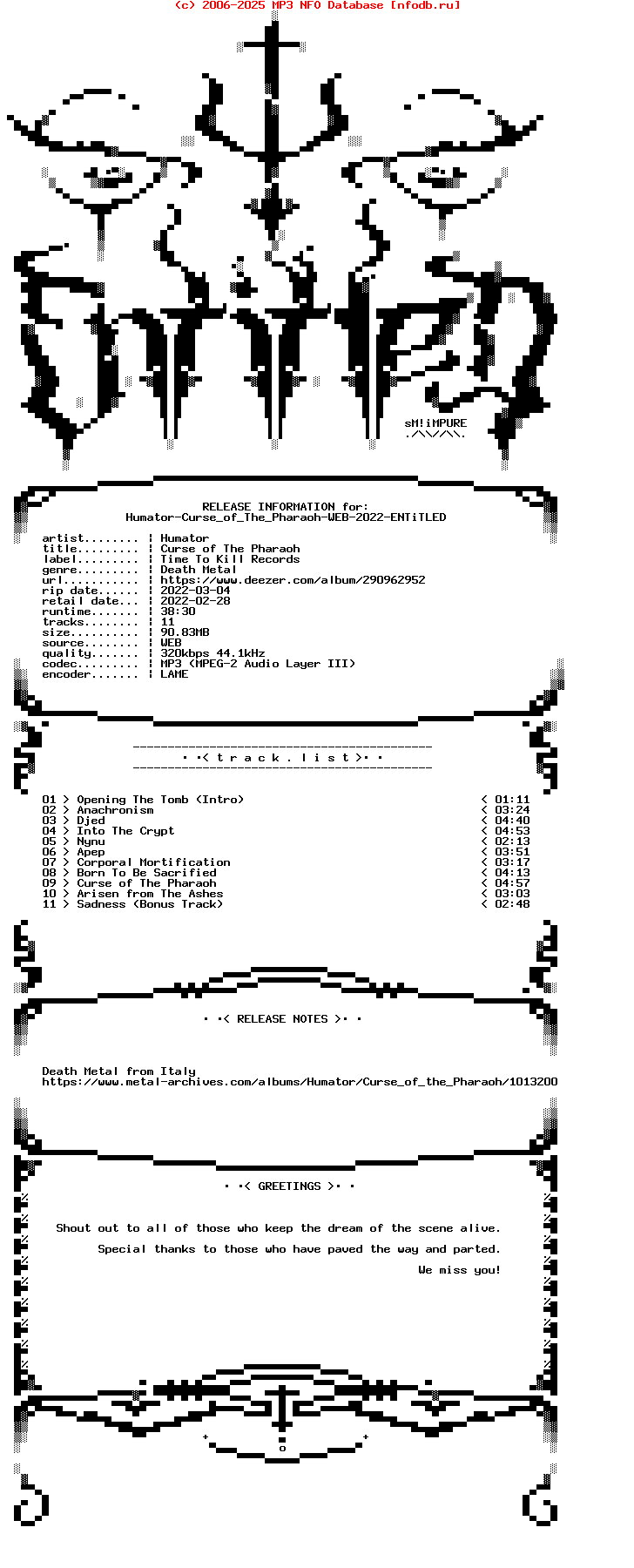 Humator-Curse_Of_The_Pharaoh-WEB-2022
