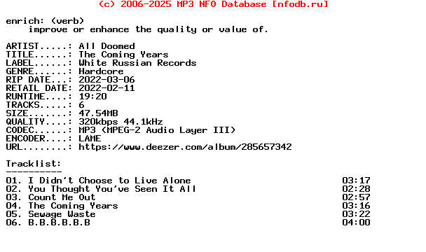 All_Doomed-The_Coming_Years-EP-WEB-2022