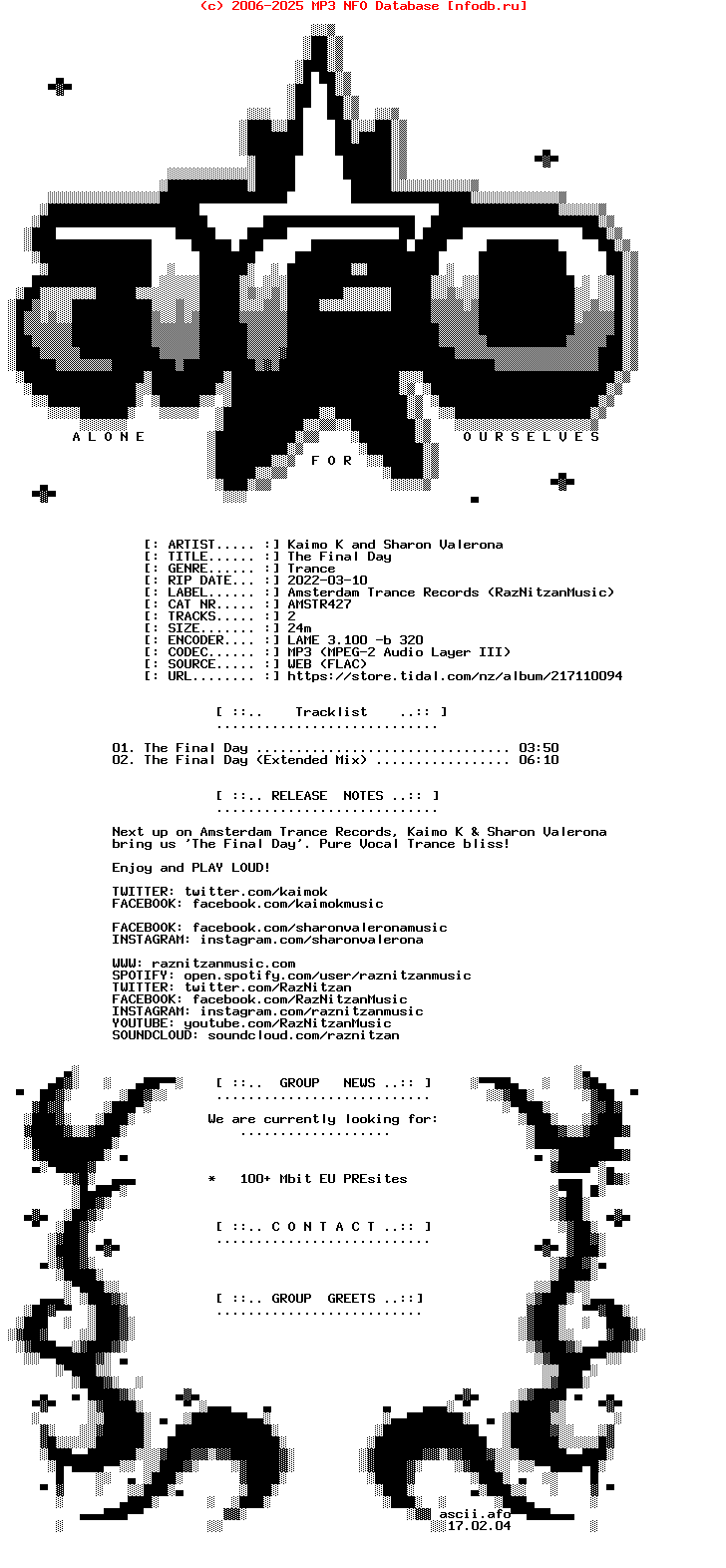 Kaimo_K_And_Sharon_Valerona-The_Final_Day-(AMSTR427)-WEB-2022