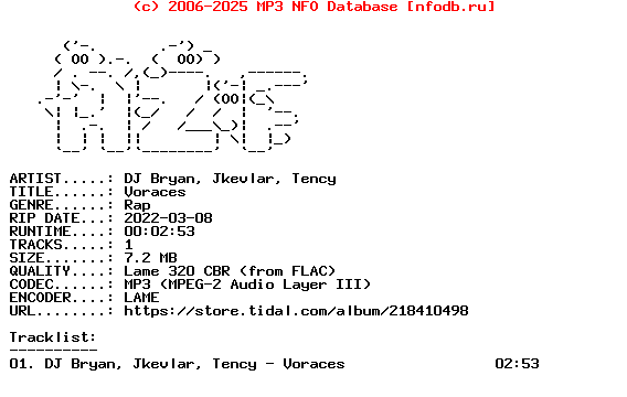 Dj_Bryan_Jkevlar_Tency-Voraces-Single-WEB-FR-2022