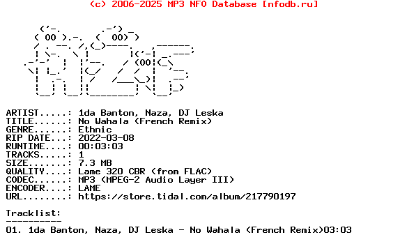 Da_Banton_Naza_Dj_Leska-No_Wahala_(FRENCH_REMIX)-Single-WEB-2022