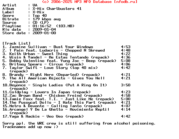 VA-X-Mix_Chartbusters_41-(REPACK)-2009