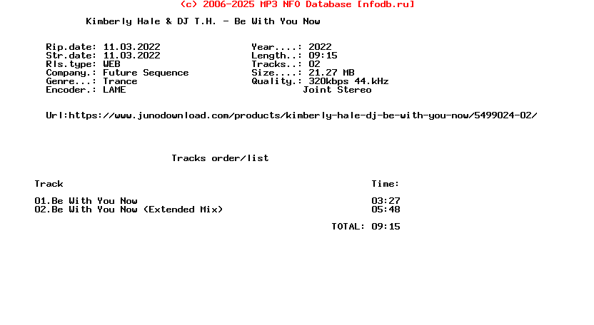 Kimberly_Hale_And_Dj_T.H._-_Be_With_You_Now-(FS042)-WEB-2022