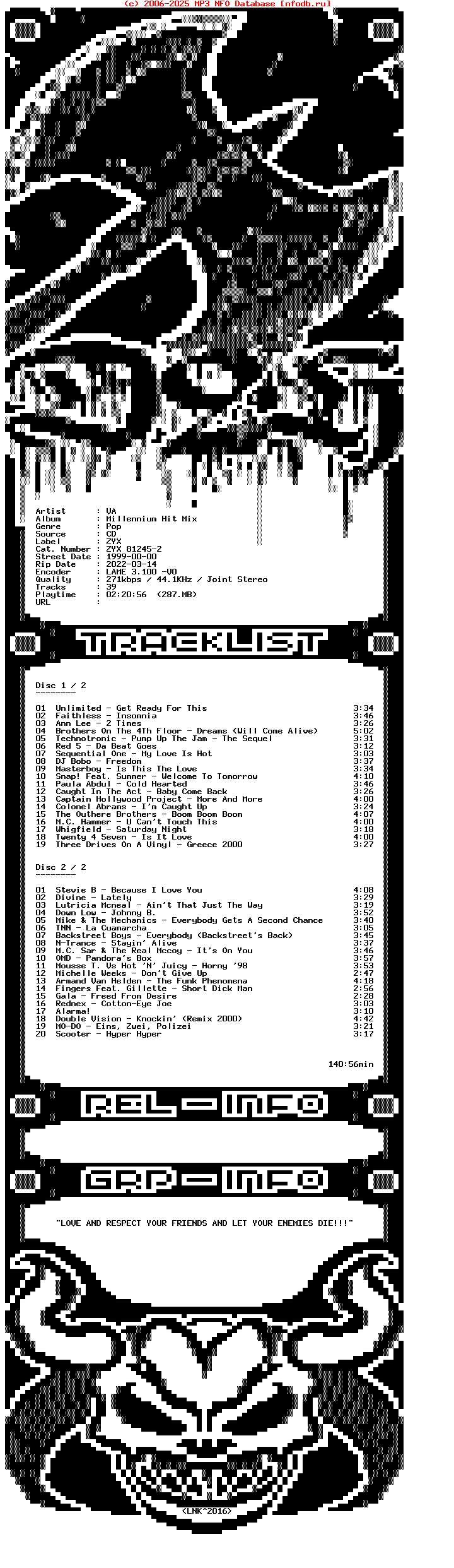 VA-Millennium_Hit_Mix-2CD-1999