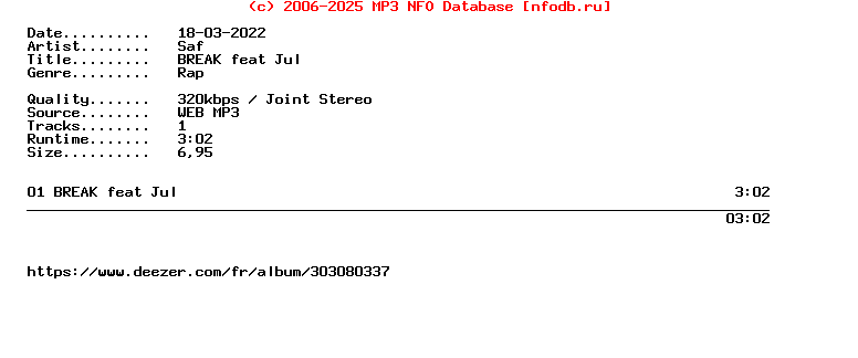 Saf-Break_Feat_Jul-Single-WEB-FR-2022