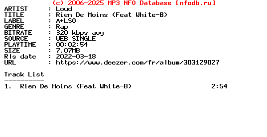 Loud-Rien_De_Moins_(FEAT_WHITE-B)-Single-WEB-FR-2022-Guests