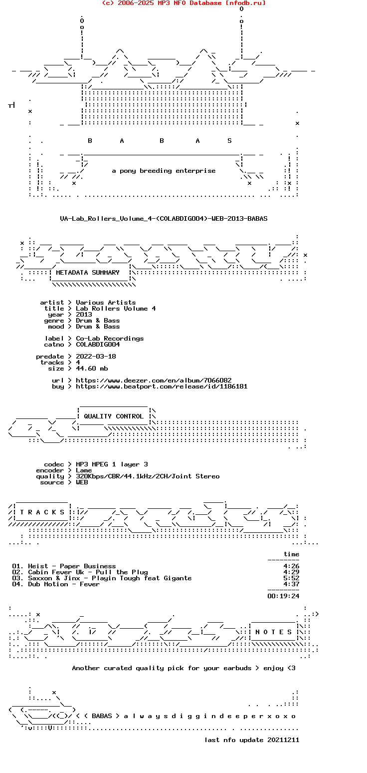 VA-Lab_Rollers_Volume_4-(COLABDIG004)-WEB-2013-BABAS