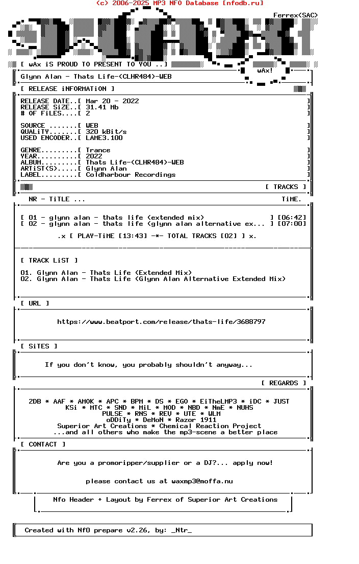 Glynn_Alan-Thats_Life-(CLHR484)-WEB-2022