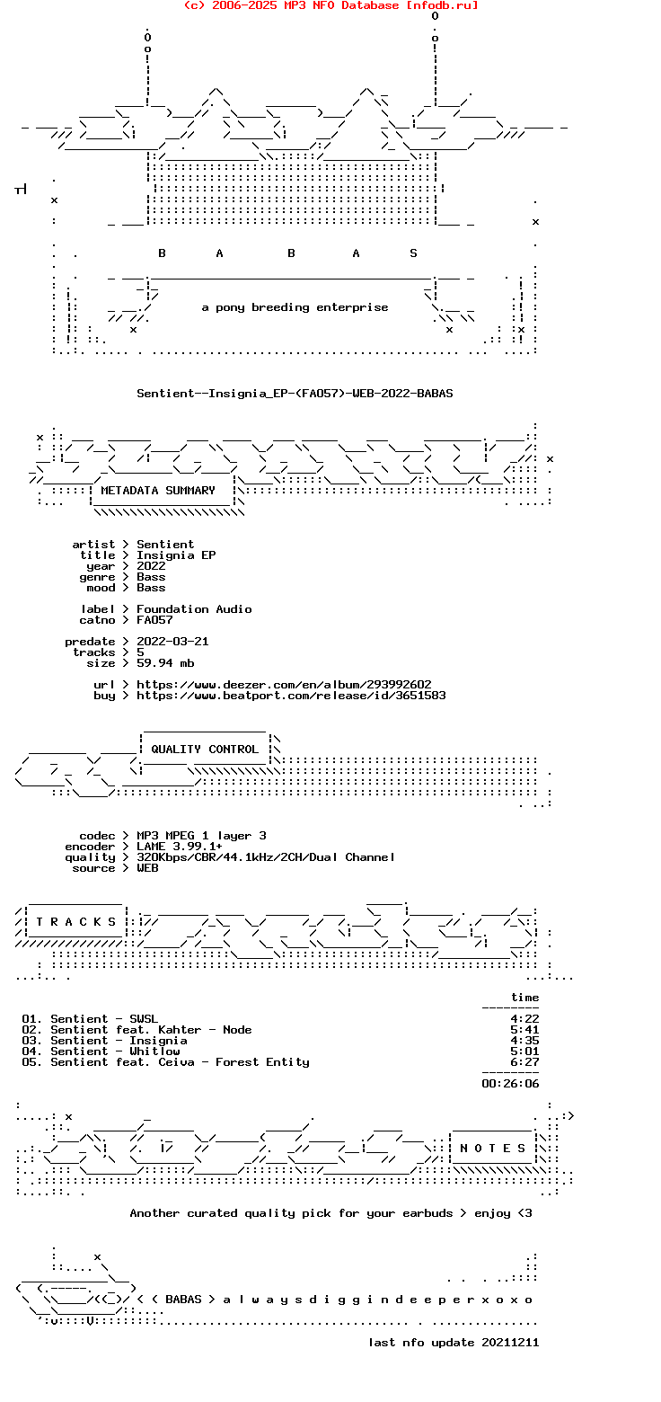 Sentient--Insignia_Ep-(FA057)-WEB-2022-BABAS