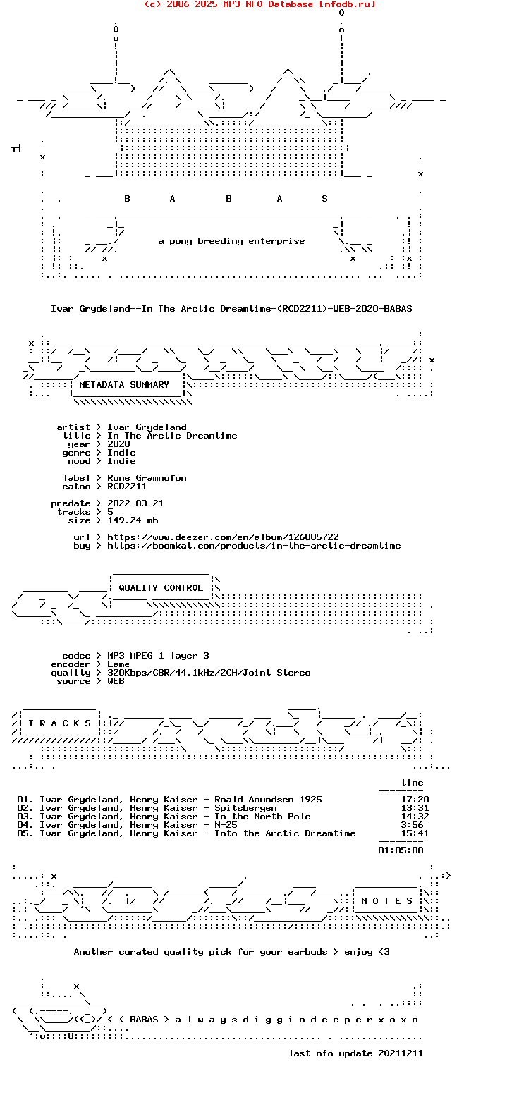 Ivar_Grydeland--In_The_Arctic_Dreamtime-(RCD2211)-WEB-2020-BABAS