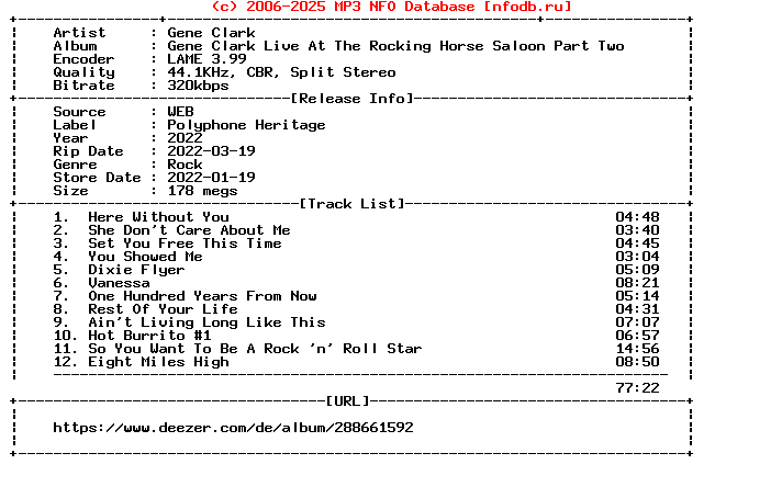 Gene_Clark-Gene_Clark_Live_At_The_Rocking_Horse_Saloon_Part_Two-WEB-2022-Terse