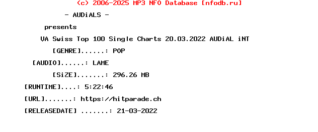 VA-Swiss_Top_100_Single_Charts_20.03.2022-Audial_Int