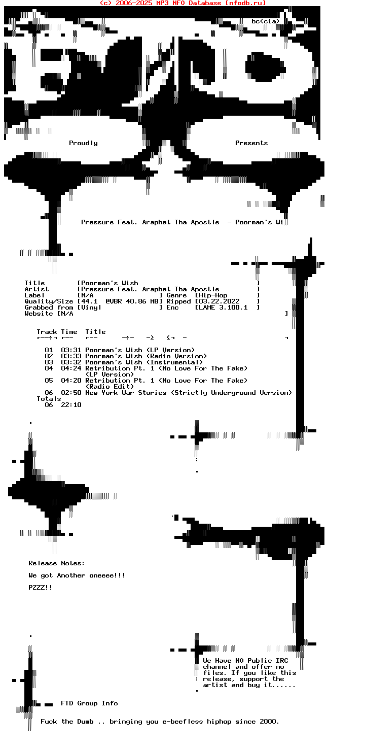 Pressure_Feat._Araphat_Tha_Apostle-Poormans_Wish-VLS-1997-FTD