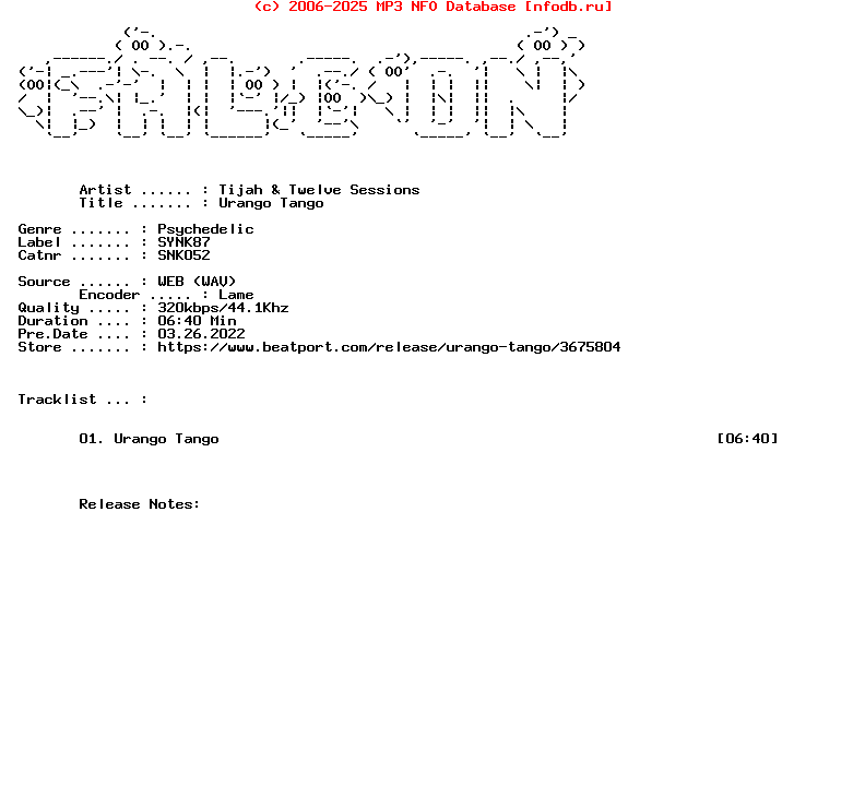 Tijah_And_Twelve_Sessions-Urango_Tango-(SNK052)-Single-WEB-2022-FALCON
