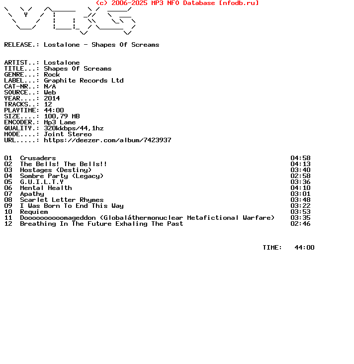 Lostalone-Shapes_Of_Screams-WEB-2014-Vrg