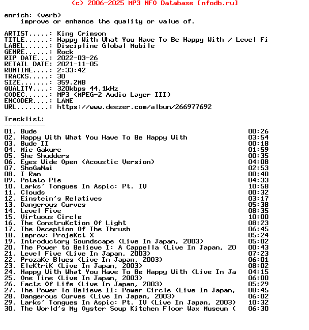 King_Crimson-Happy_With_What_You_Have_To_Be_Happy_With__Level_Five__Elektrik-WEB-2021