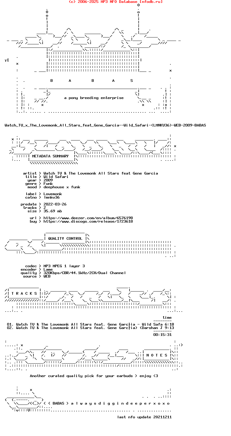 Watch_Tv_X_The_Lovemonk_All_Stars_Feat_Gene_Garcia--Wild_Safari-(LMNKV36)-WEB-2009-BABAS