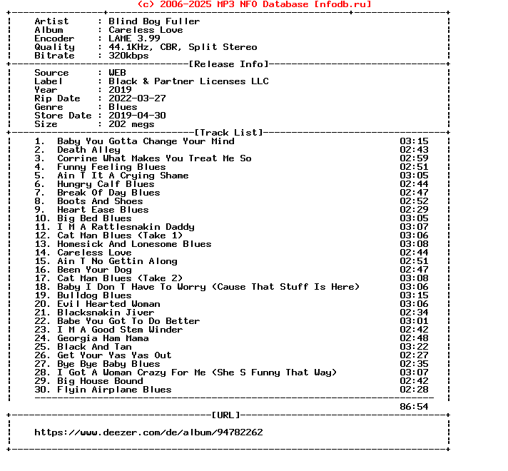 Blind_Boy_Fuller-Careless_Love-WEB-2019-Terse