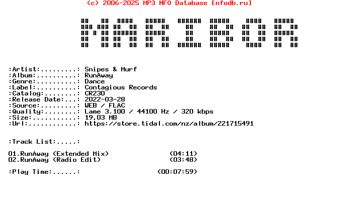 Snipes_And_Murf_-_Runaway-(CR230)-WEB-2022-Maribor