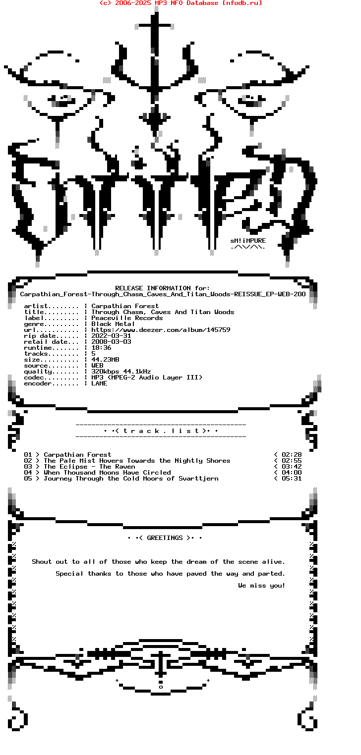 Carpathian_Forest-Through_Chasm_Caves_And_Titan_Woods-Reissue_Ep-WEB-2008