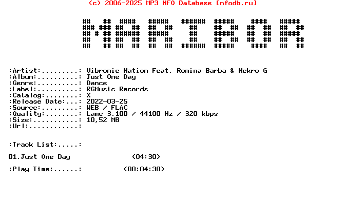 Vibronic_Nation_Feat._Romina_Barba_And_Nekro_G_-_Just_One_Day-(10219914)-Single-WEB-2022-Maribor_Int