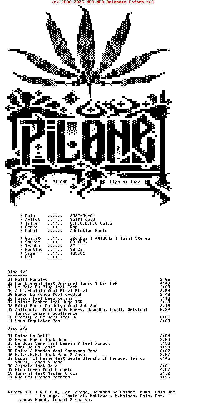 Swift_Guad-C.P.C.D.M.C_Vol.2-(BOOTLEG)-2CD-FR-2022