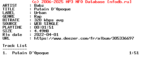 Babz-Putain_Depoque-Single-WEB-FR-2022-Guests