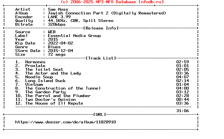 Sam_Moss-Jewish_Connection_Part_2_(DIGITALLY_REMASTERED)-WEB-2015-Terse