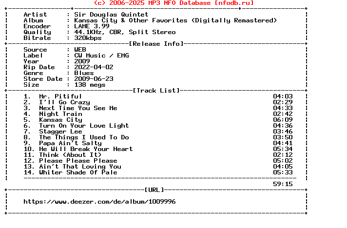 Sir_Douglas_Quintet-Kansas_City_And_Other_Favorites_(DIGITALLY_REMASTERED)-WEB-2009-Terse