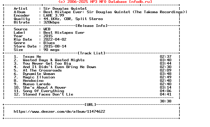 Sir_Douglas_Quintet-Best_Mixtape_Ever_Sir_Douglas_Quintet_(THE_TAKOMA_RECORDINGS)-WEB-2015-Terse