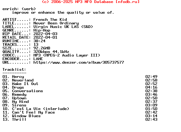 French_The_Kid-Never_Been_Ordinary-WEB-2022