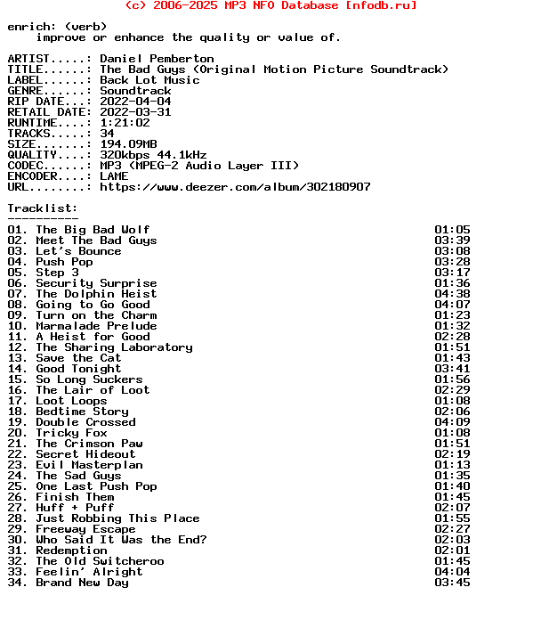 Daniel_Pemberton-The_Bad_Guys_(ORIGINAL_MOTION_PICTURE_SOUNDTRACK)-Ost-WEB-2022