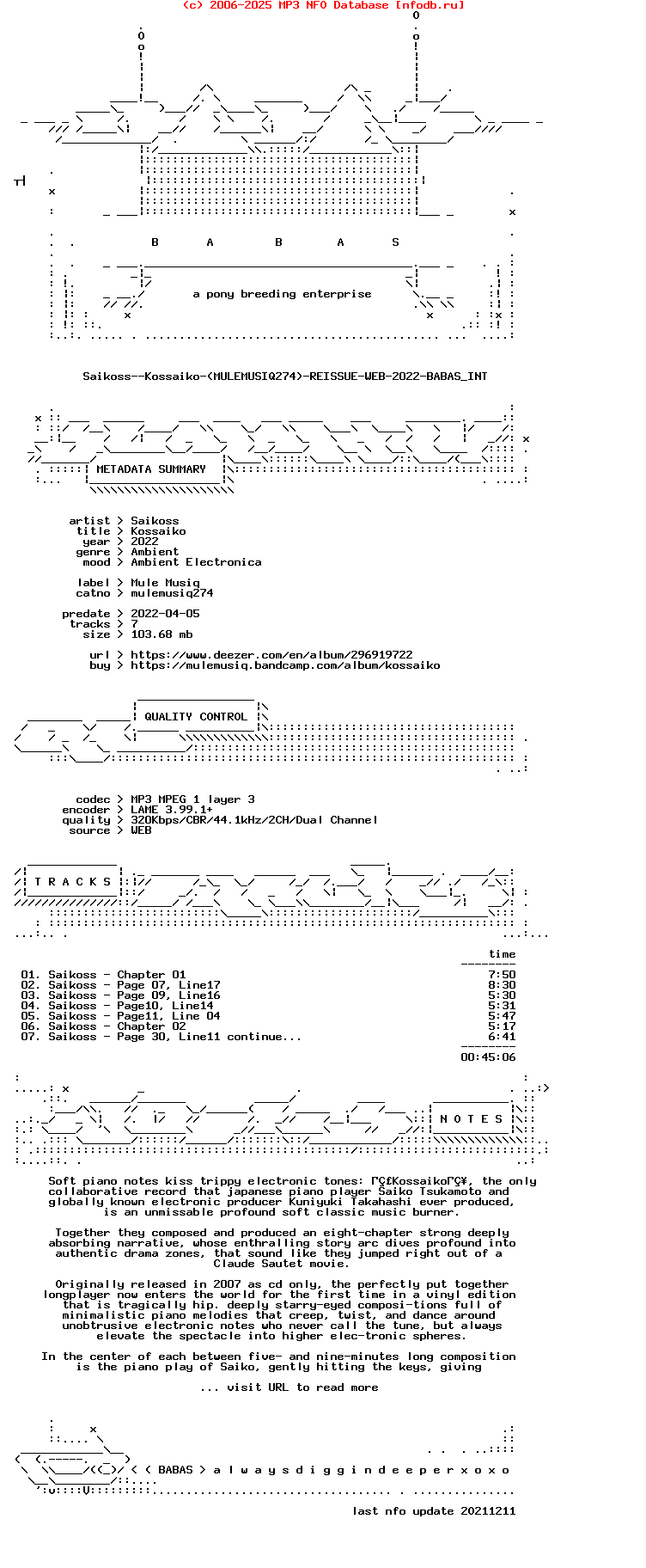 Saikoss--Kossaiko-(MULEMUSIQ274)-Reissue-WEB-2022-Babas_Int