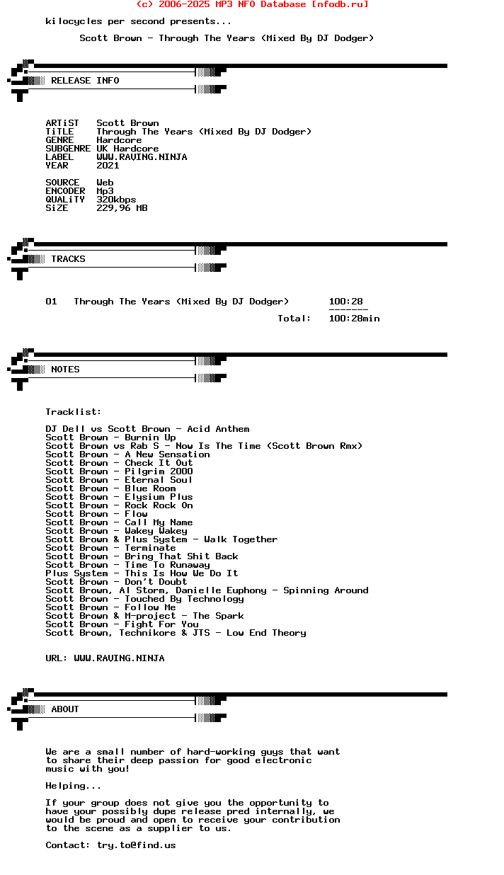 Scott_Brown--Through_The_Years_(MIXED_BY_DJ_DODGER)-WEB-2021-Kps_Int