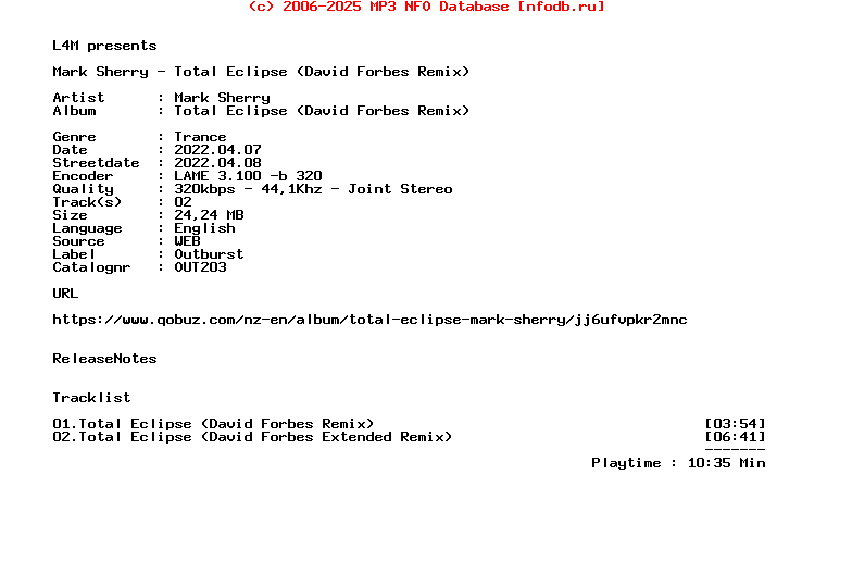 Mark_Sherry_-_Total_Eclipse_(DAVID_FORBES_REMIX)-(OUT203)-WEB-2022