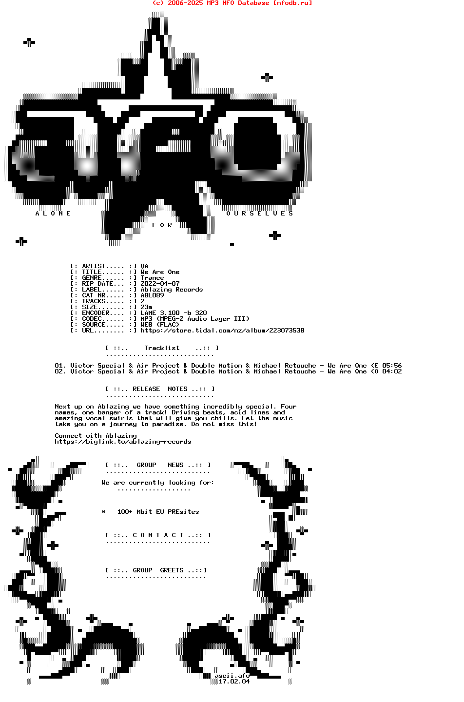 VA-We_Are_One-(ABL089)-WEB-2022