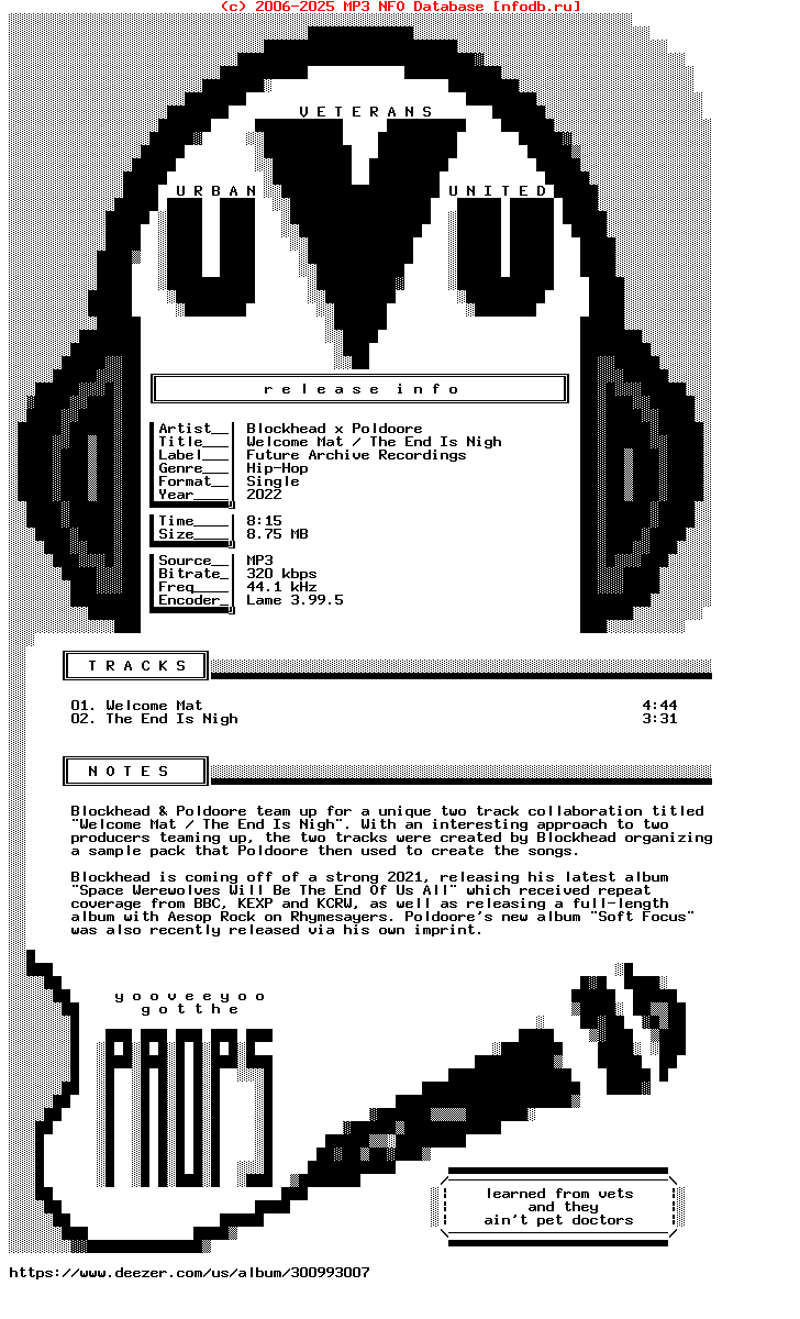 Blockhead_X_Poldoore-Welcome_Mat-The_End_Is_Nigh-Single-WEB-2022-Uvu