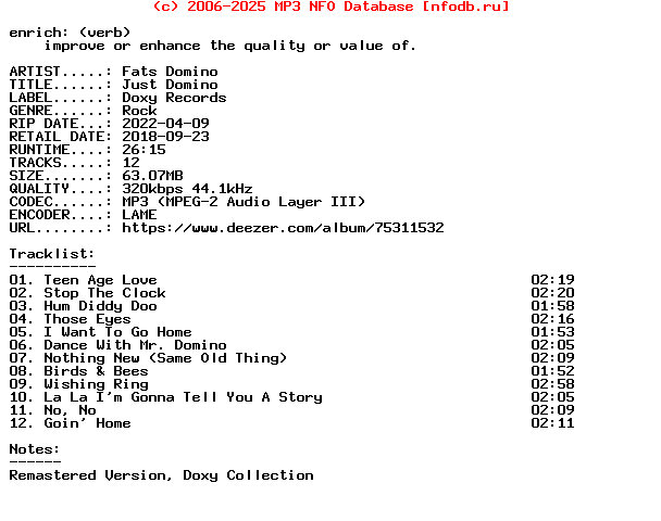 Fats_Domino-Just_Domino-Remastered-WEB-2018