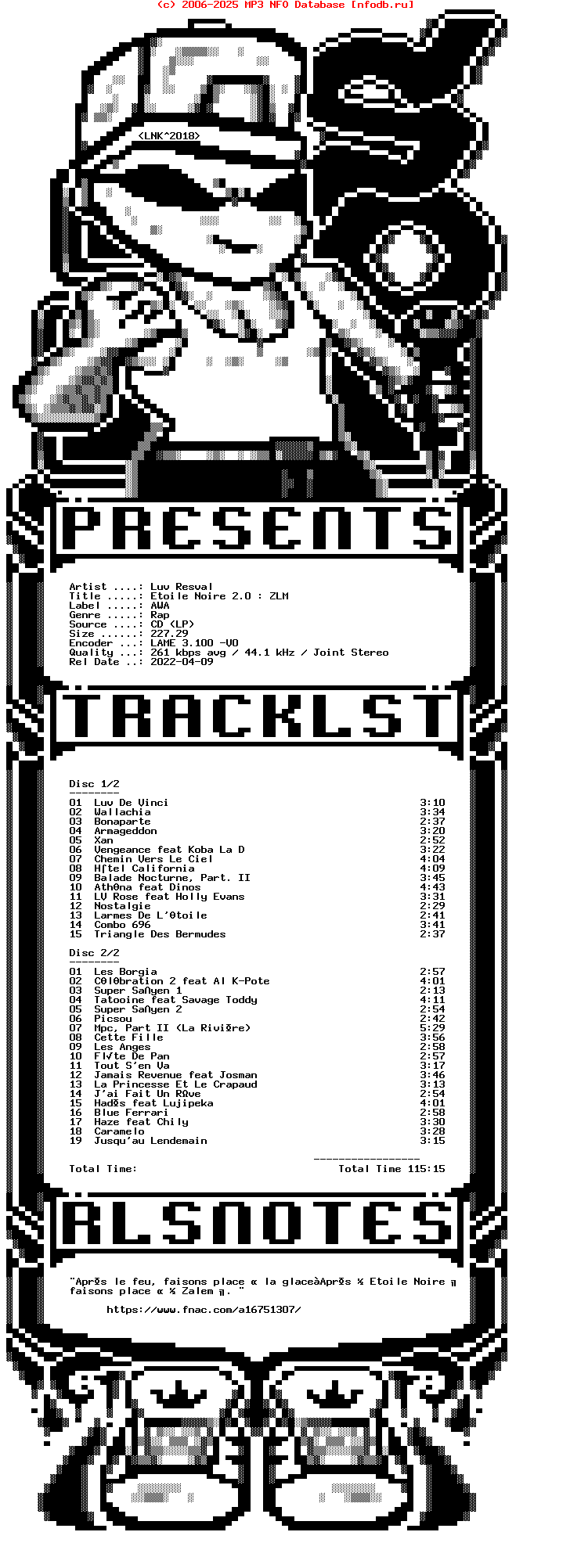 Luv_Resval-Etoile_Noire_2.0_Zlm-2CD-FR-2022