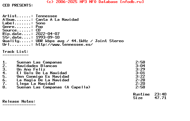 Tennessee-Canta_A_La_Navidad-ES-1993