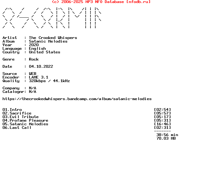The_Crooked_Whispers-Satanic_Melodies-WEB-2020-Oskoreia