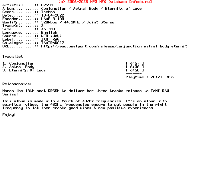 Drssn-Conjunction__Astral_Body__Eternity_Of_Love-Iamtraw022-WEB-2022